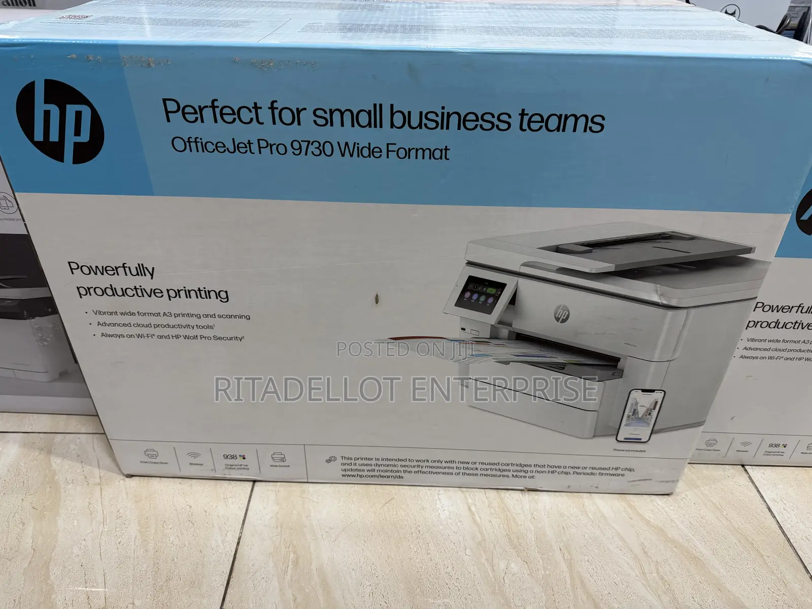 HP OfficeJet Pro 9730-Color Print Scan Copy Duplex