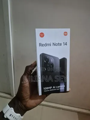 New Xiaomi Redmi Note 14 4G 256 GB Black