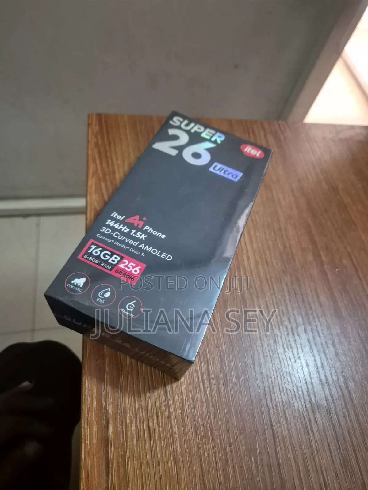 New Itel S26 Ultra 256 GB Black