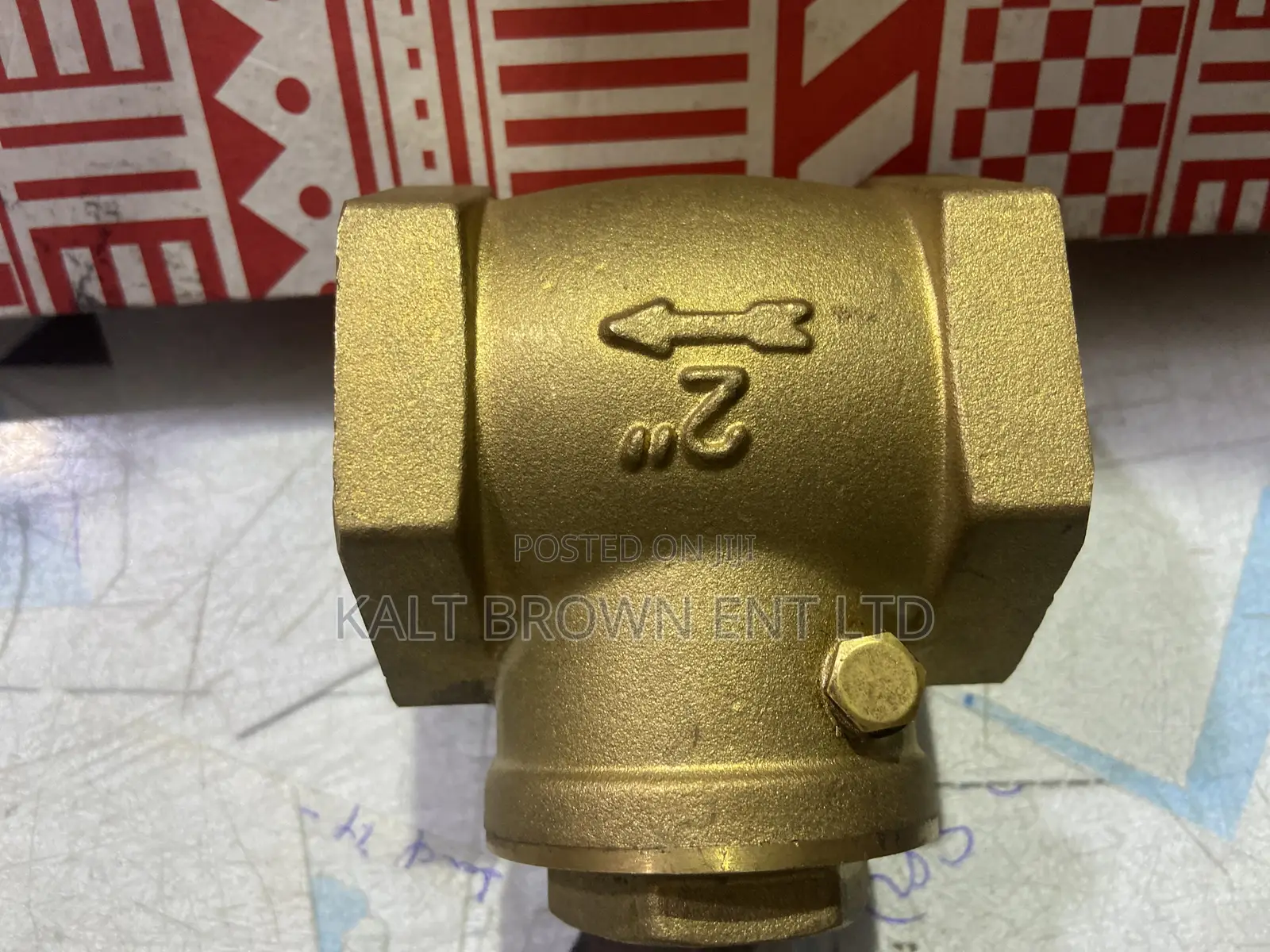 2 Inch Brass Non-Return Check Valve (Swing Type) – Heavy Duty