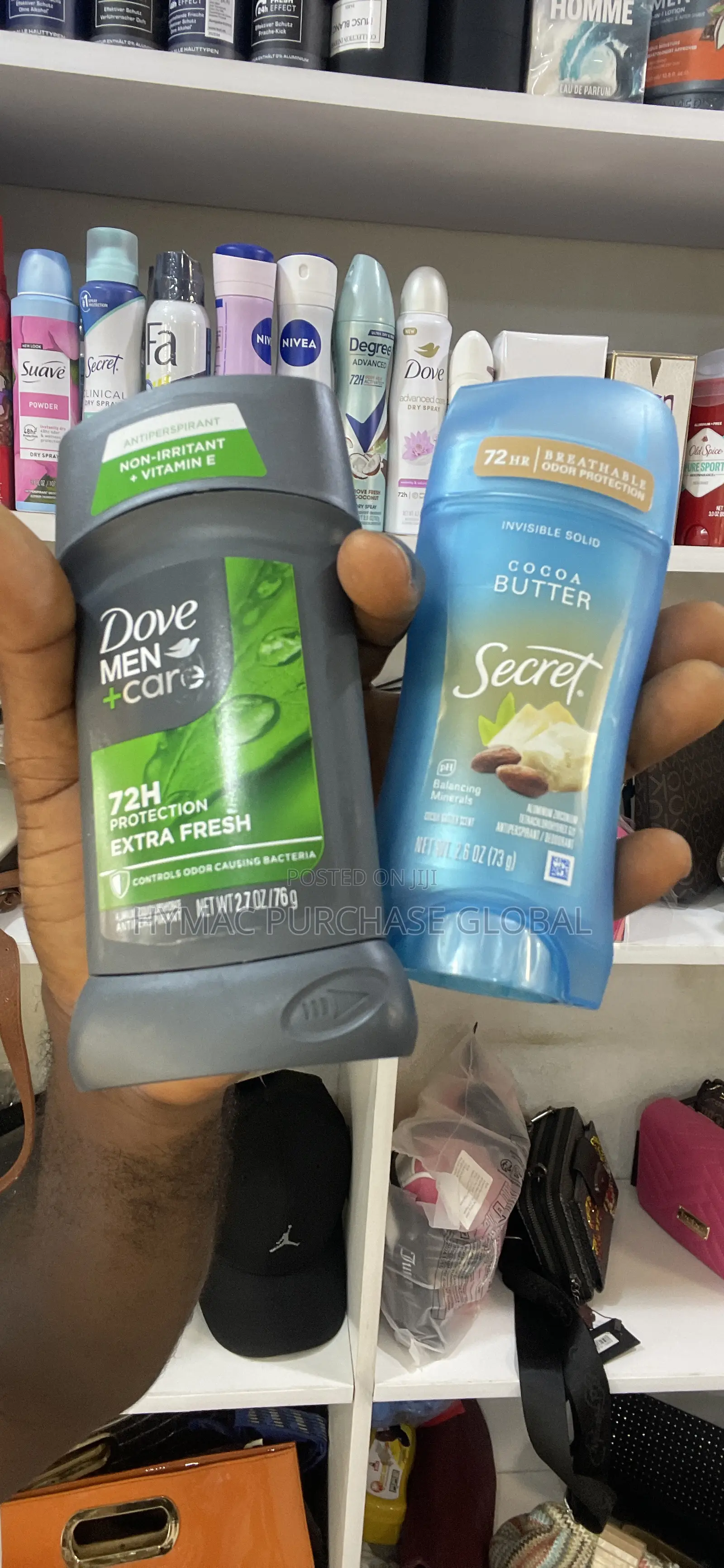 Body Cream, Bathing Jell and Deodorant