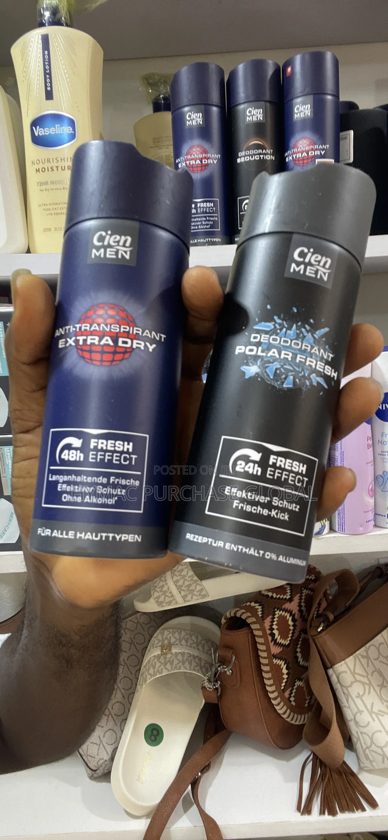 Body Cream, Bathing Jell and Deodorant
