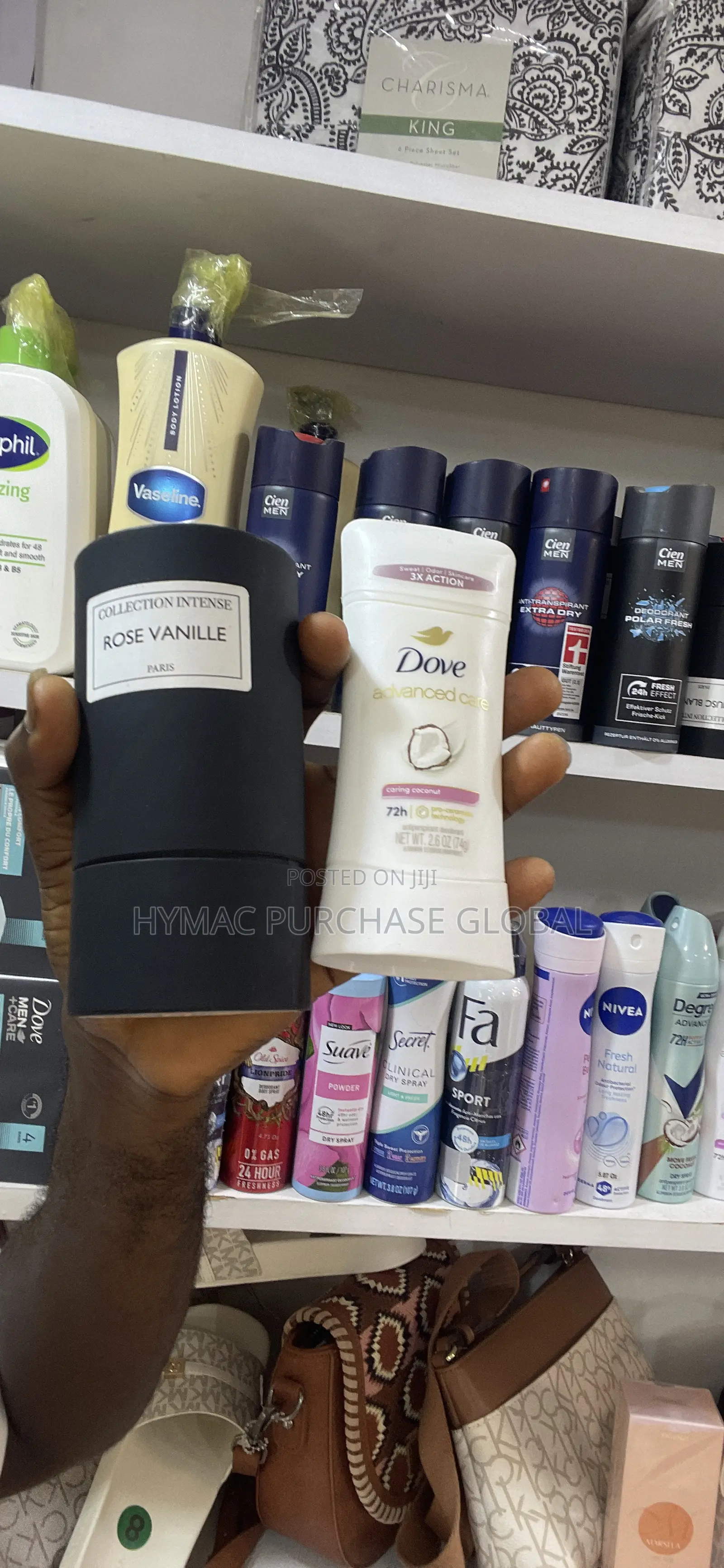 Body Cream, Bathing Jell and Deodorant