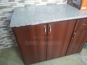 Modern Kitchen Storage Cabinet With Granite Top – Strong Spacious