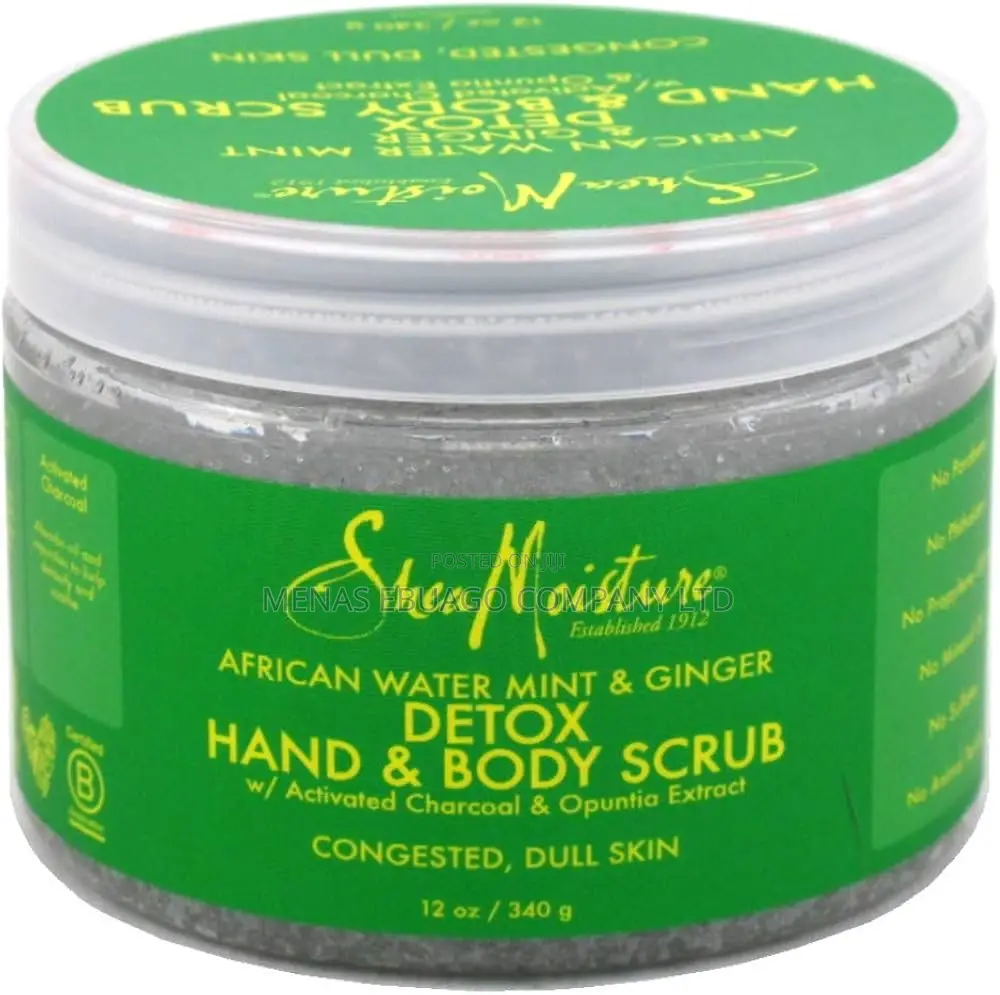 Shea Moisture African Water Mint Ginger Hand Body Scrub