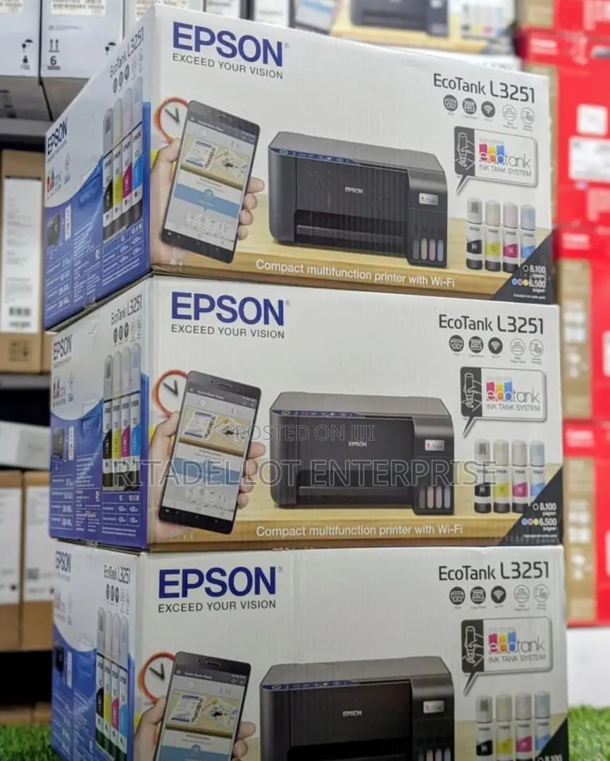 Epson EcoTank L3251 Print Scan Copy Colour Printer