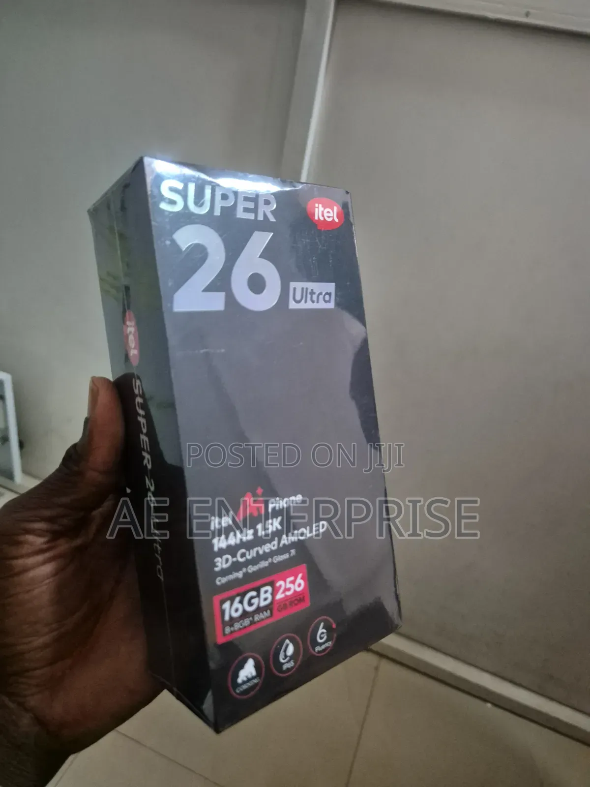 New Itel S26 Ultra 256 GB Black