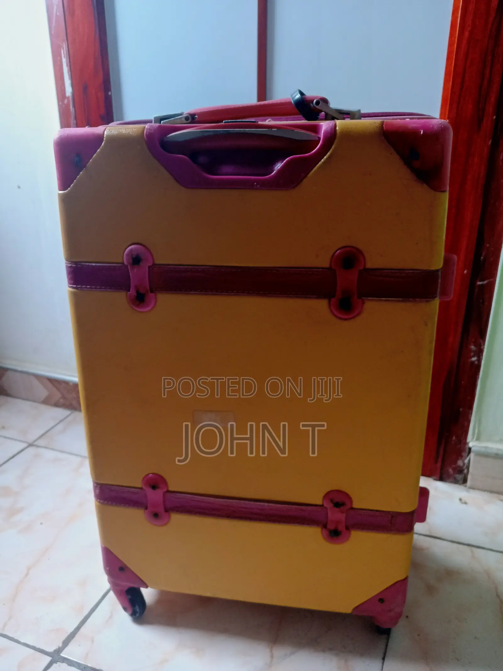 Used Luxurious Zipless Trolley Luggage Unbreakable