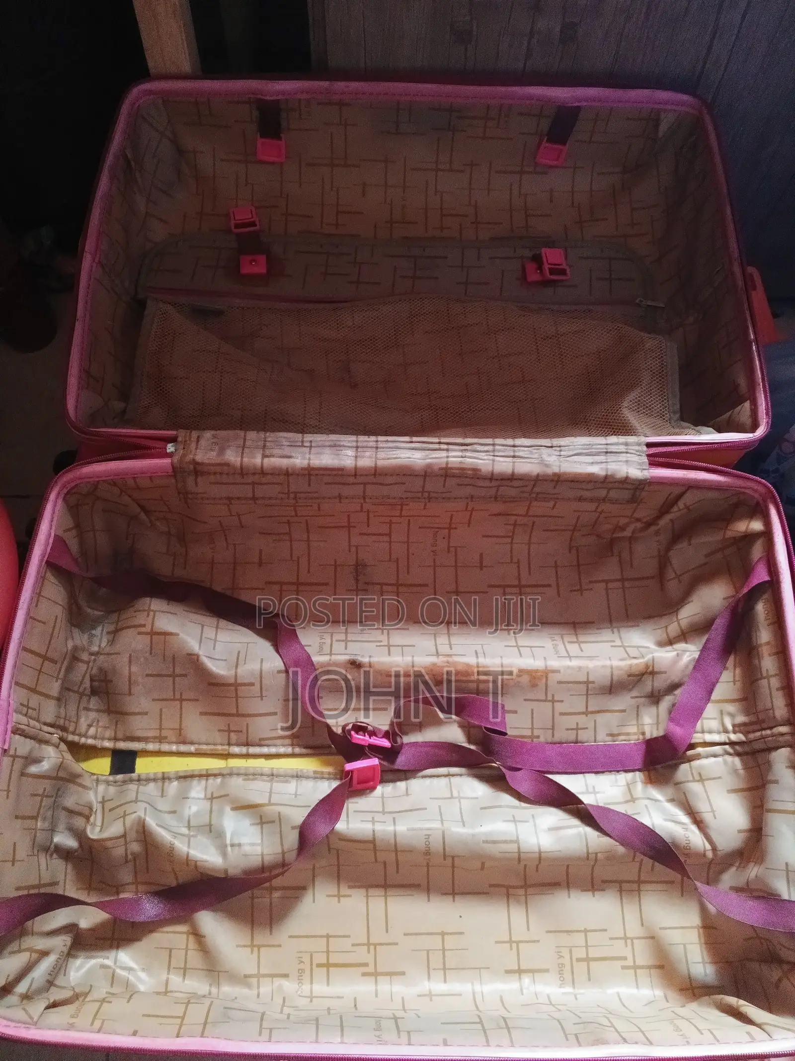 Used Luxurious Zipless Trolley Luggage Unbreakable