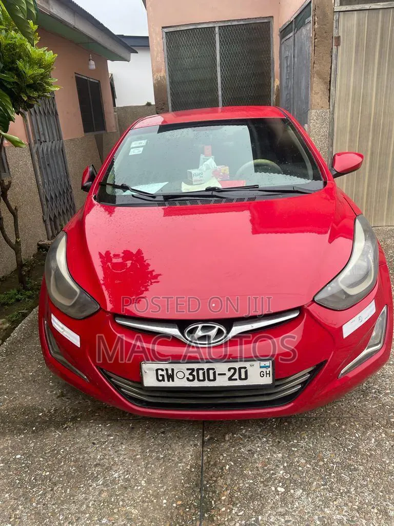 Hyundai Elantra 2013 Red
