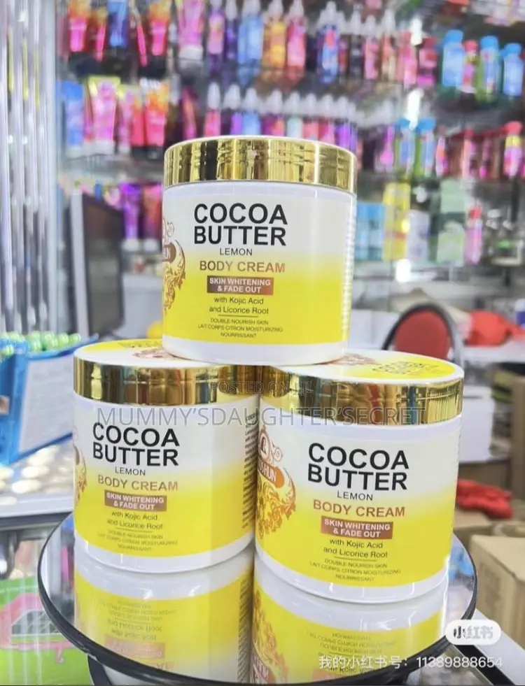 Roushun Cocoa Butter Lemon Body Cream With Kojic