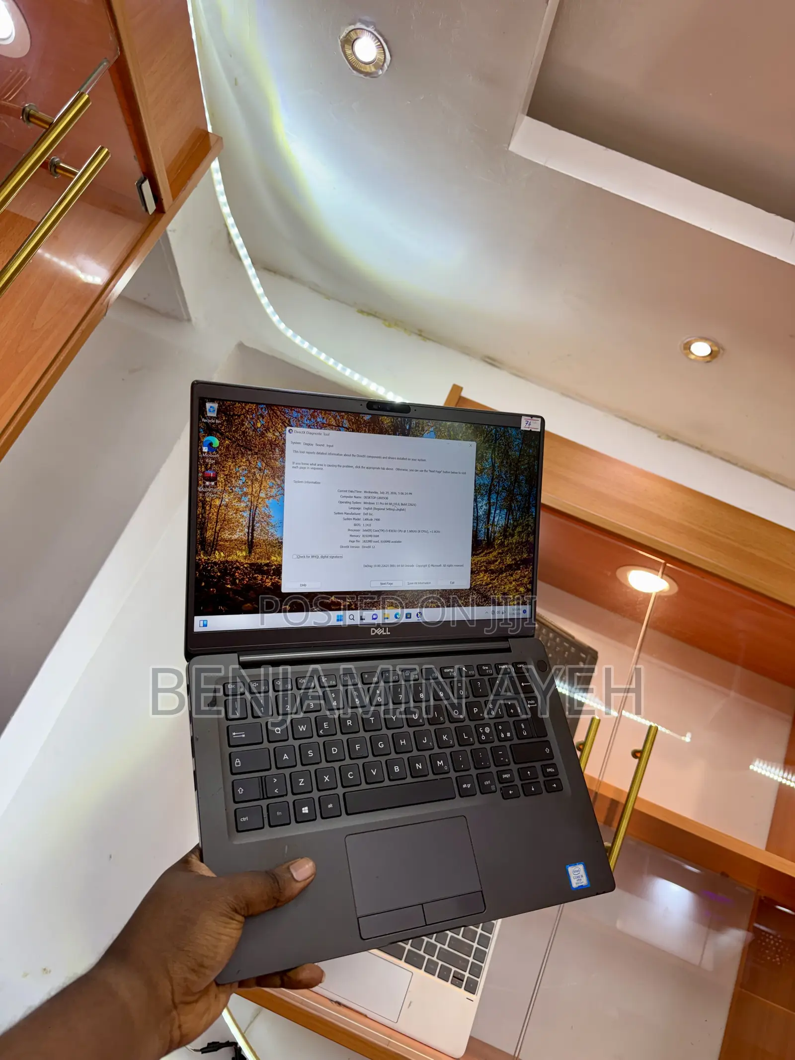 Laptop Dell Latitude 7400 8GB Intel Core i5 SSD 256GB