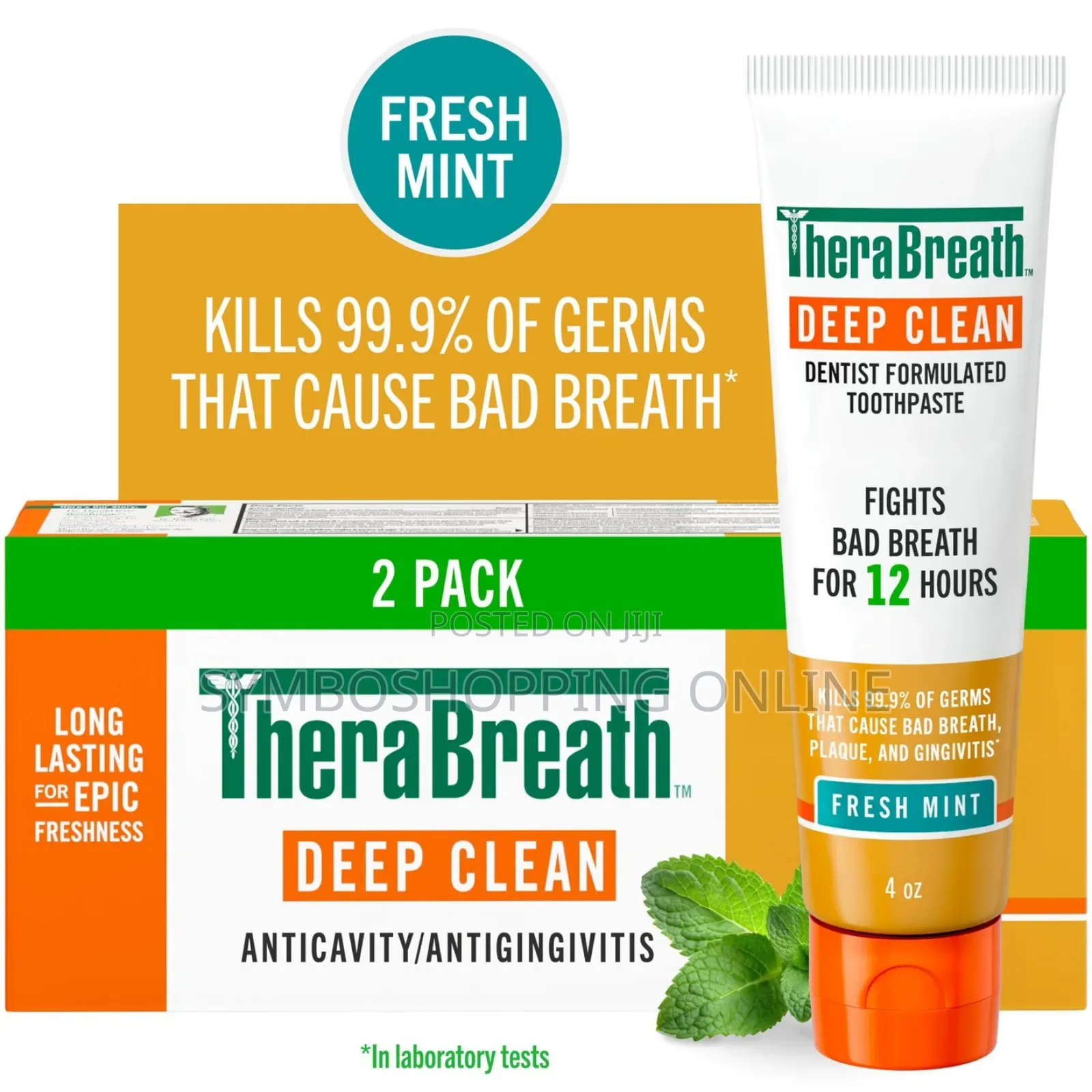 TheraBreath Fresh Breath Toothpaste (4 Oz / 113.5g)