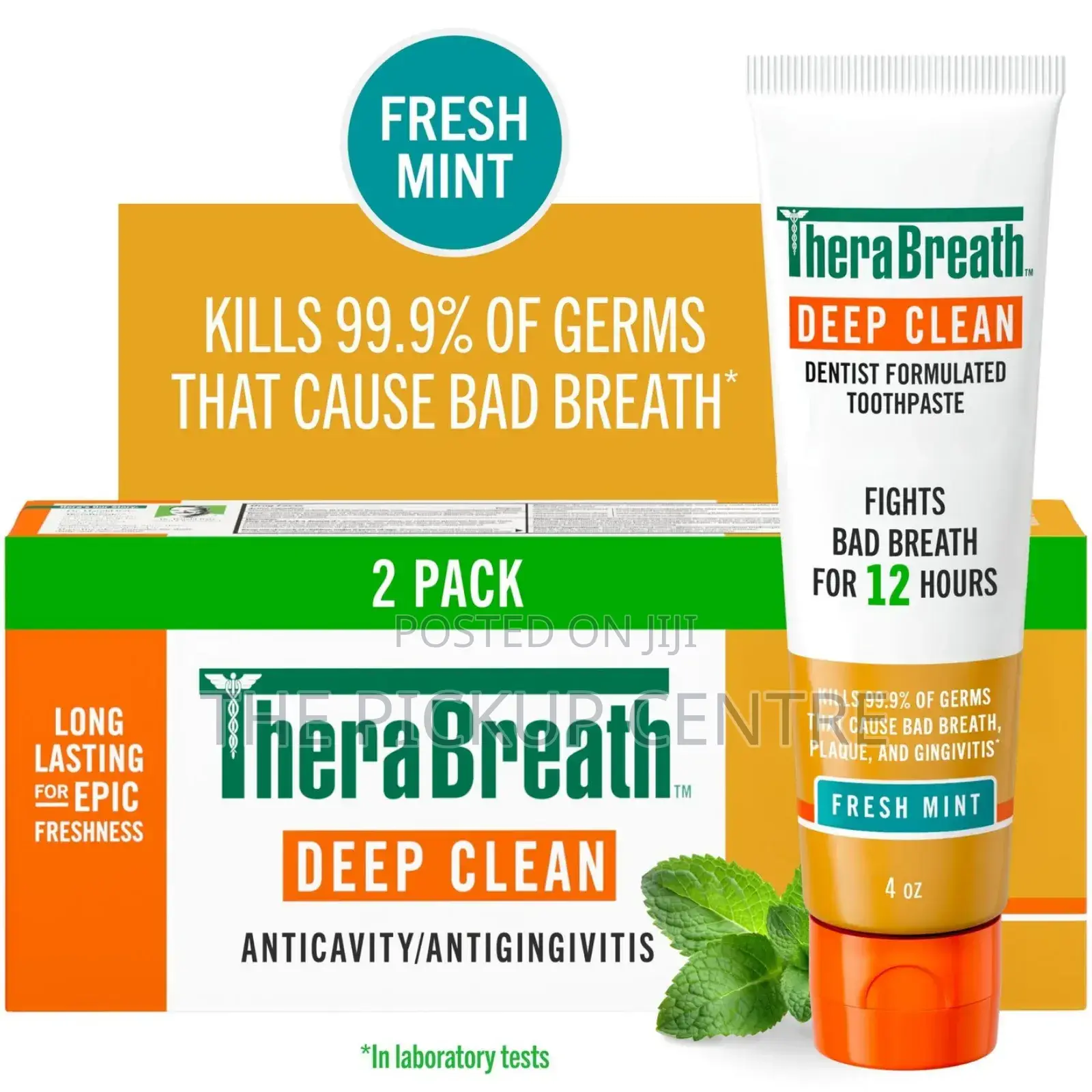 TheraBreath Fresh Breath Toothpaste (4 Oz / 113.5g)