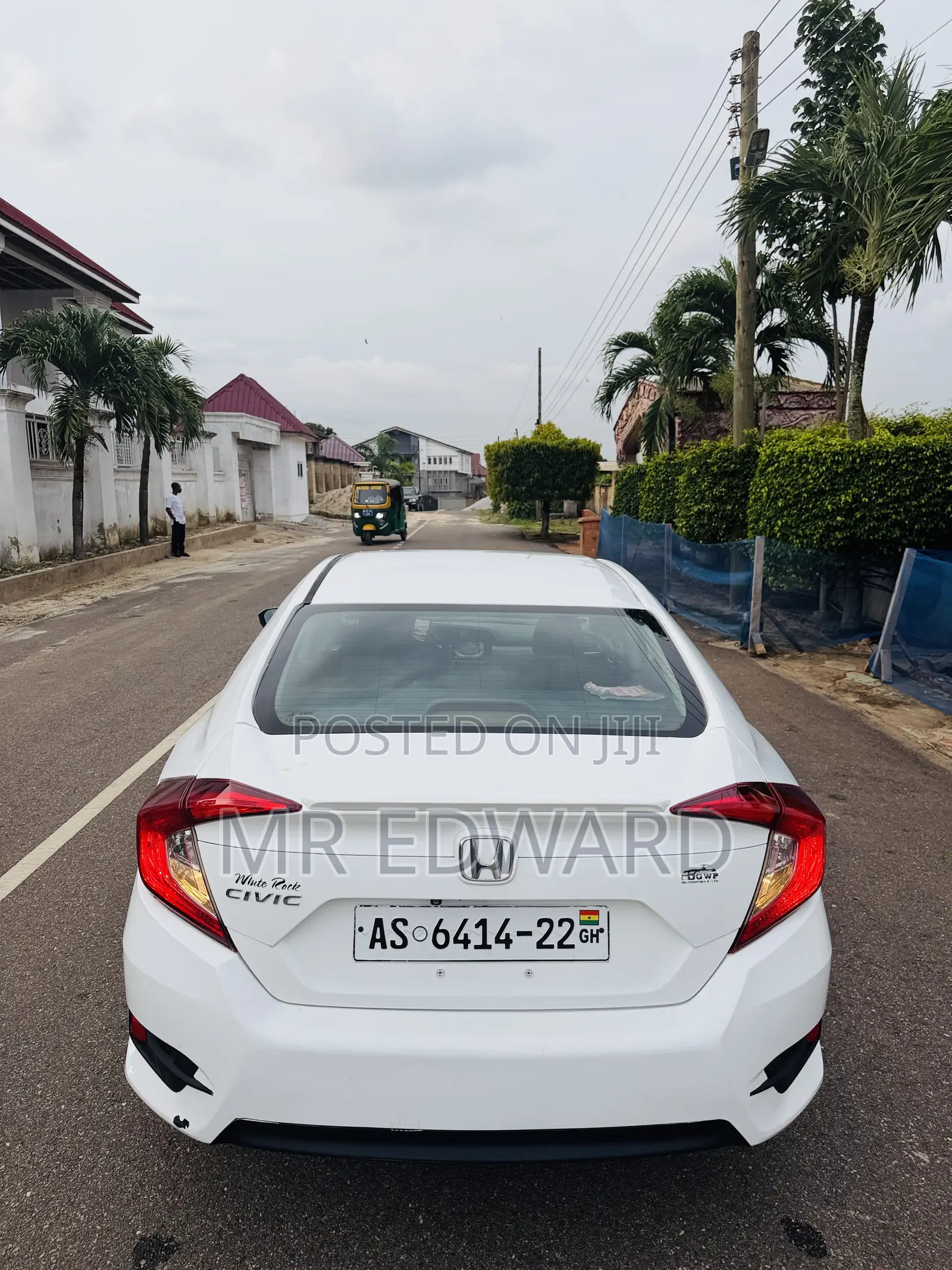 Honda Civic EX Sedan 2018 White