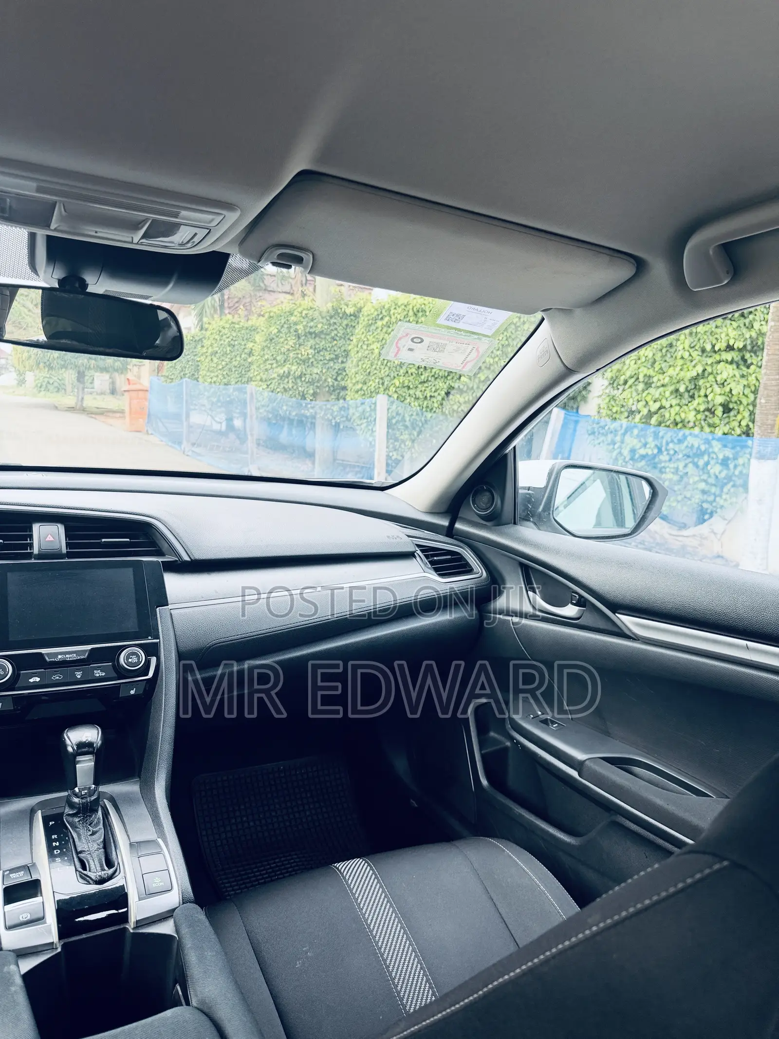 Honda Civic EX Sedan 2018 White
