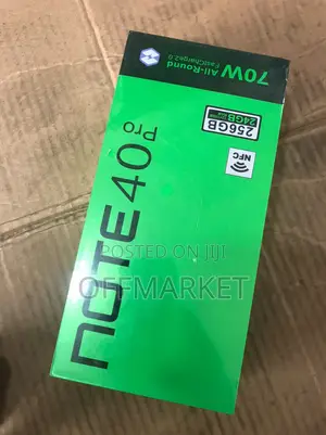 New Infinix Note 40 Pro 5G 256 GB Black