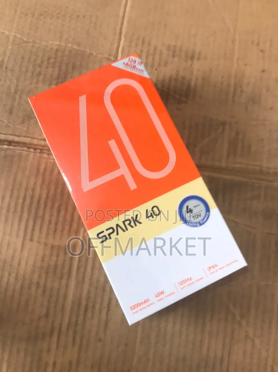 New Tecno Spark 40 128 GB Gray