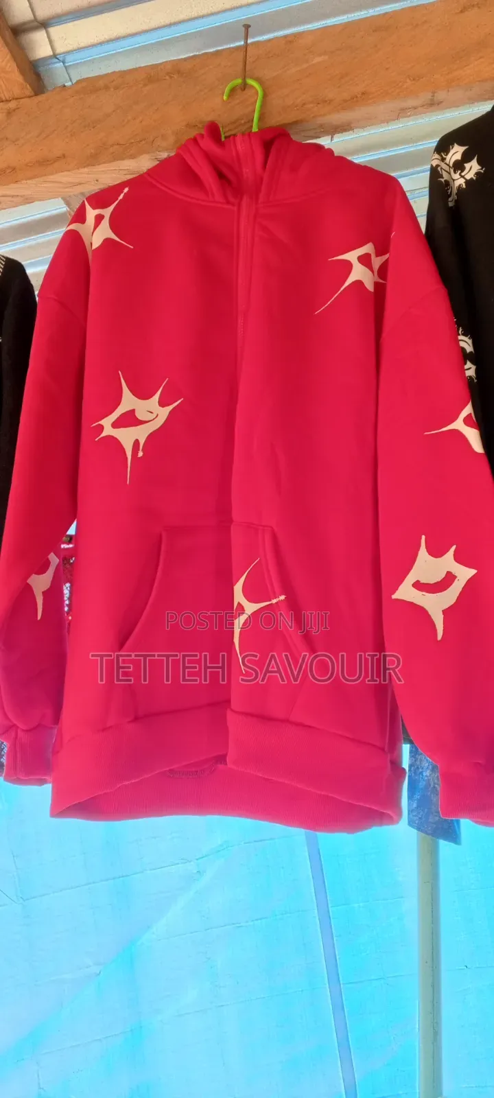 Trendy Urban Pink Graphic Hoodie