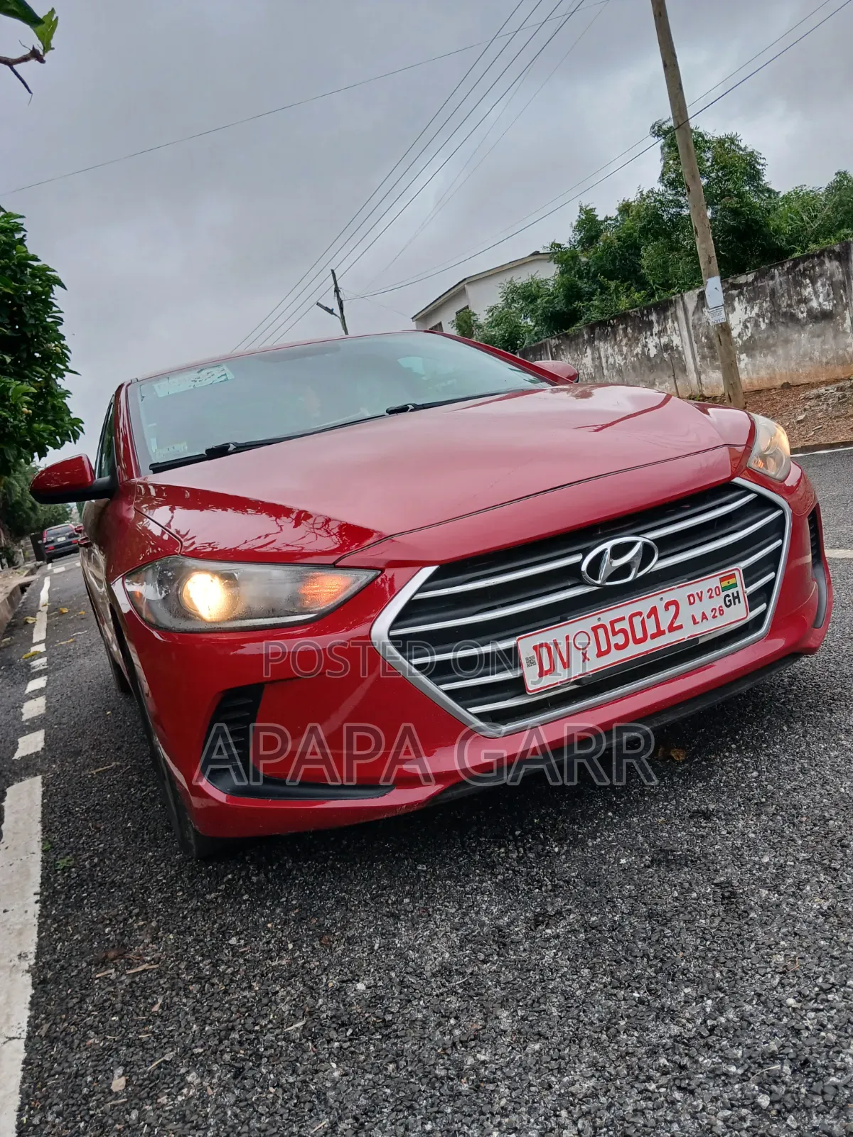 Hyundai Elantra 2017 Red