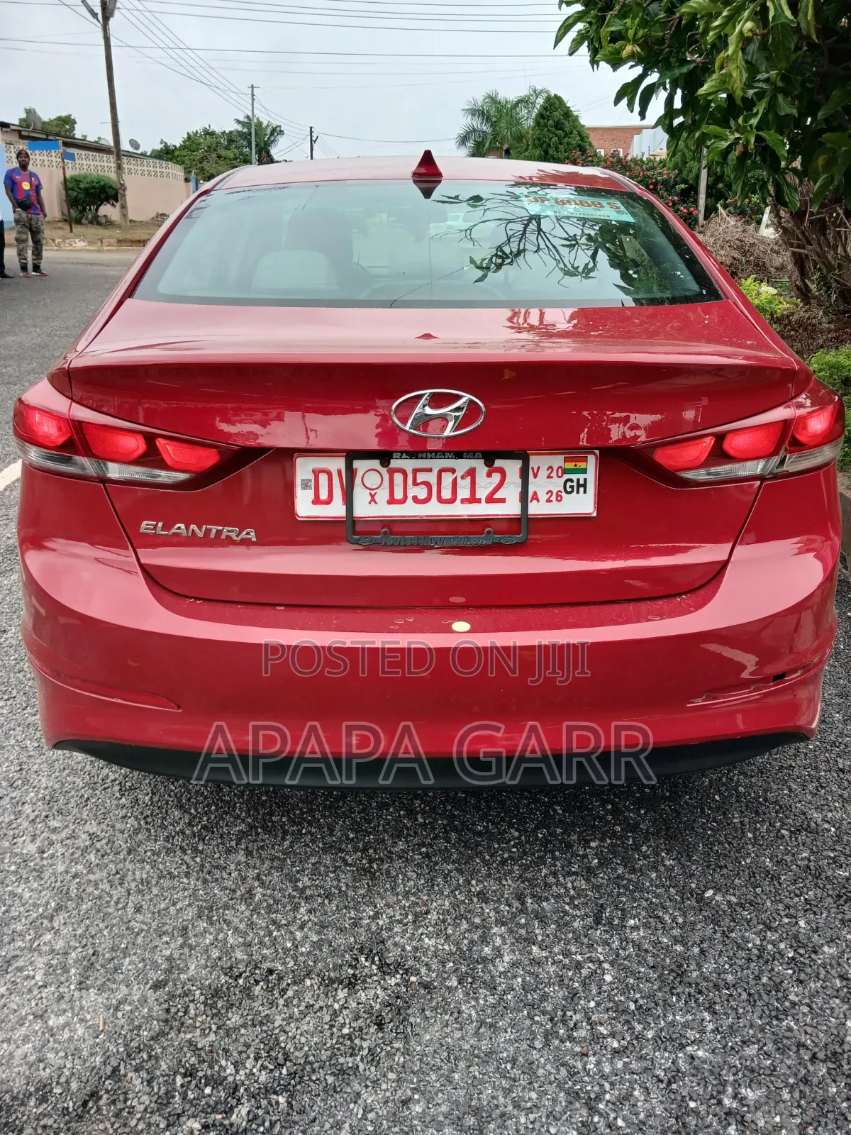 Hyundai Elantra 2017 Red