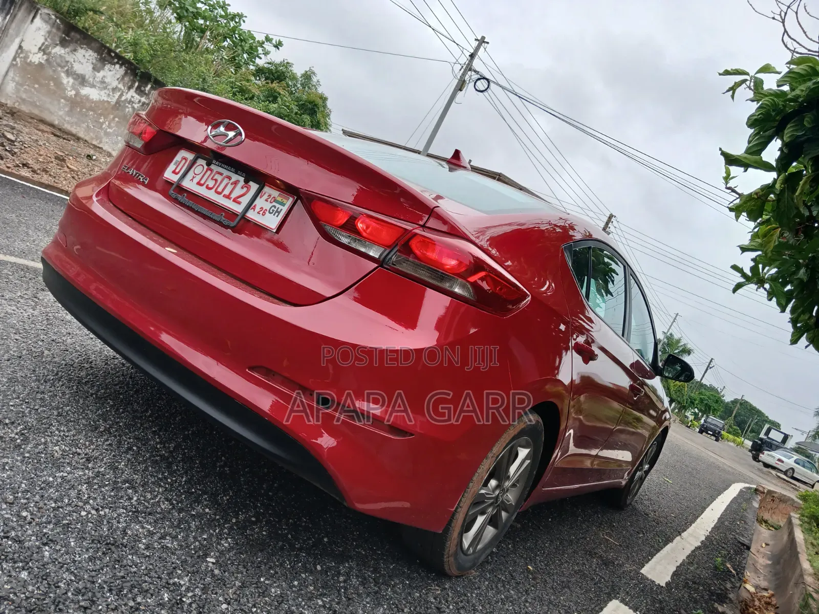 Hyundai Elantra 2017 Red