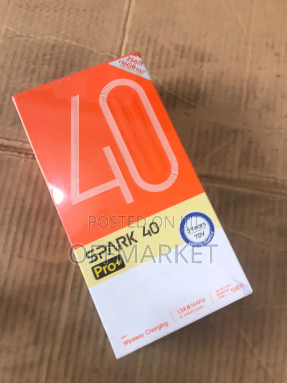 New Tecno Spark 40 Pro+ 256 GB Black