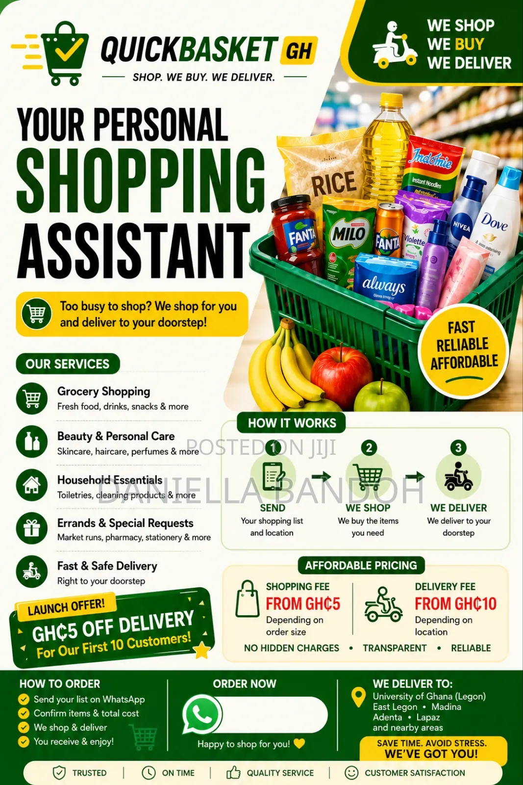 Shopping Assistant and Delivery Service
