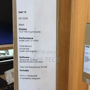 New Laptop Dell 16GB Intel Core i7 SSD 512GB