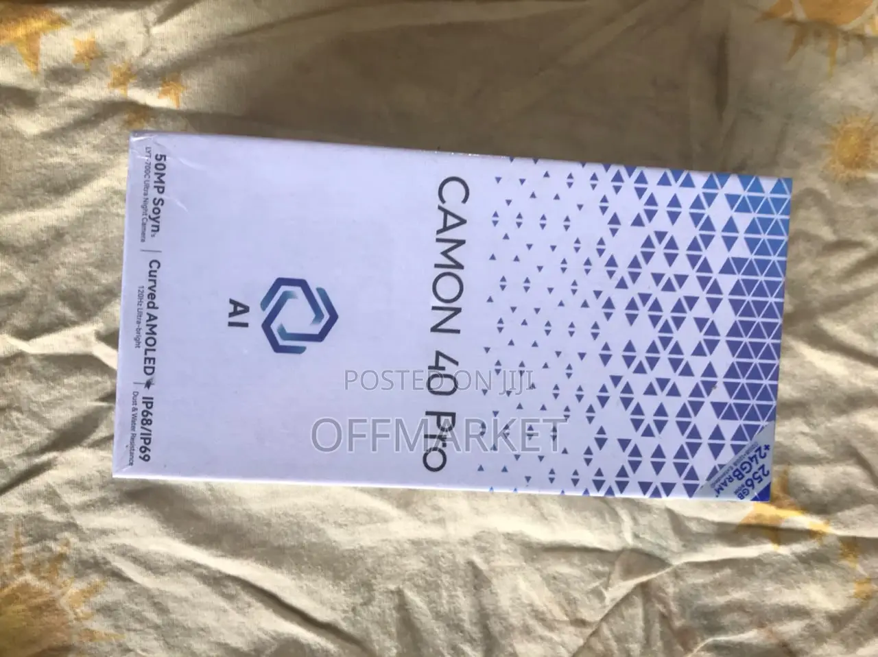 New Tecno Camon 40 Pro 5G 256 GB Blue