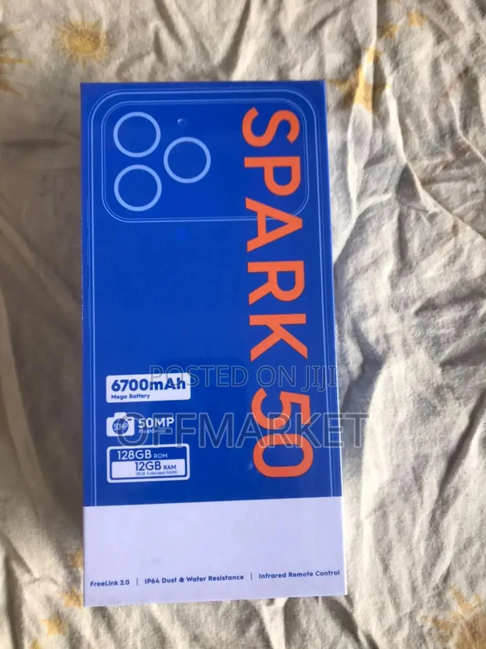 New Tecno Spark 50 128 GB Black