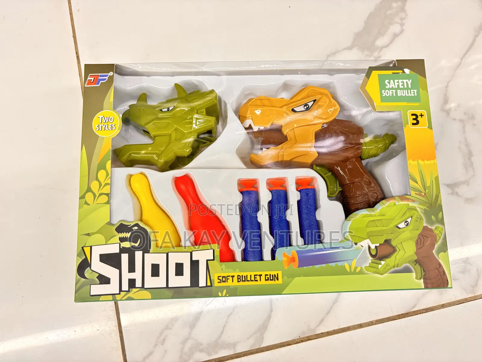 Kids Toy Shoot Bullet Gun Animal Head