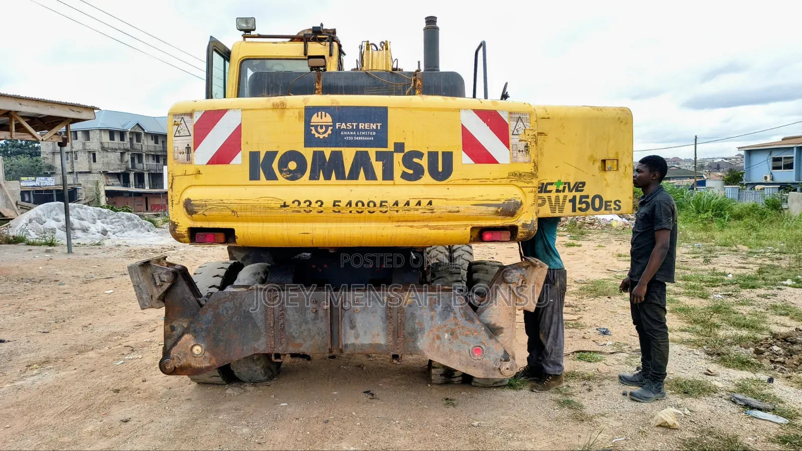 Tire (Wheel) Excavator for Town Works
