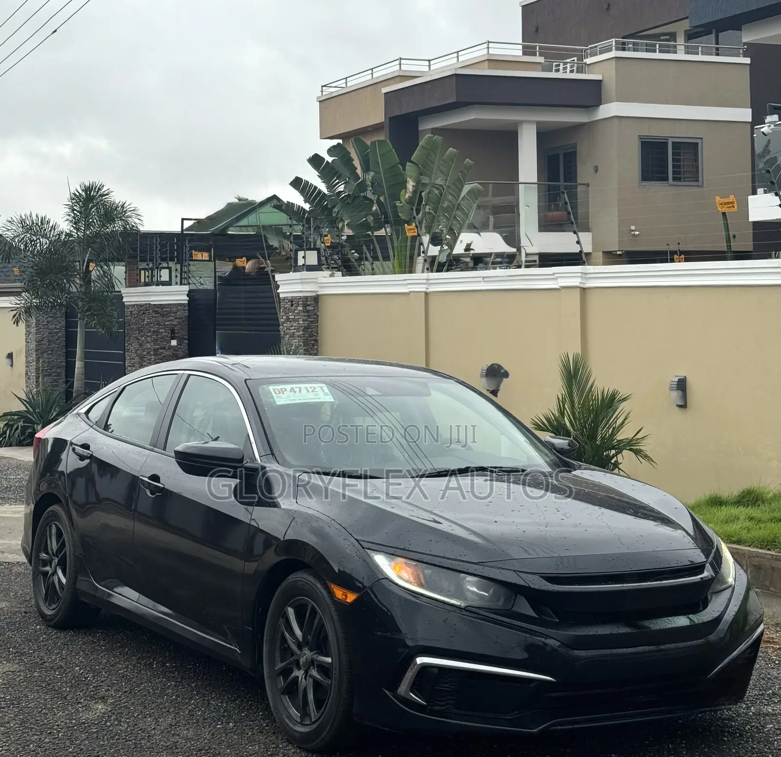 Honda Civic LX Sedan 2019 Black