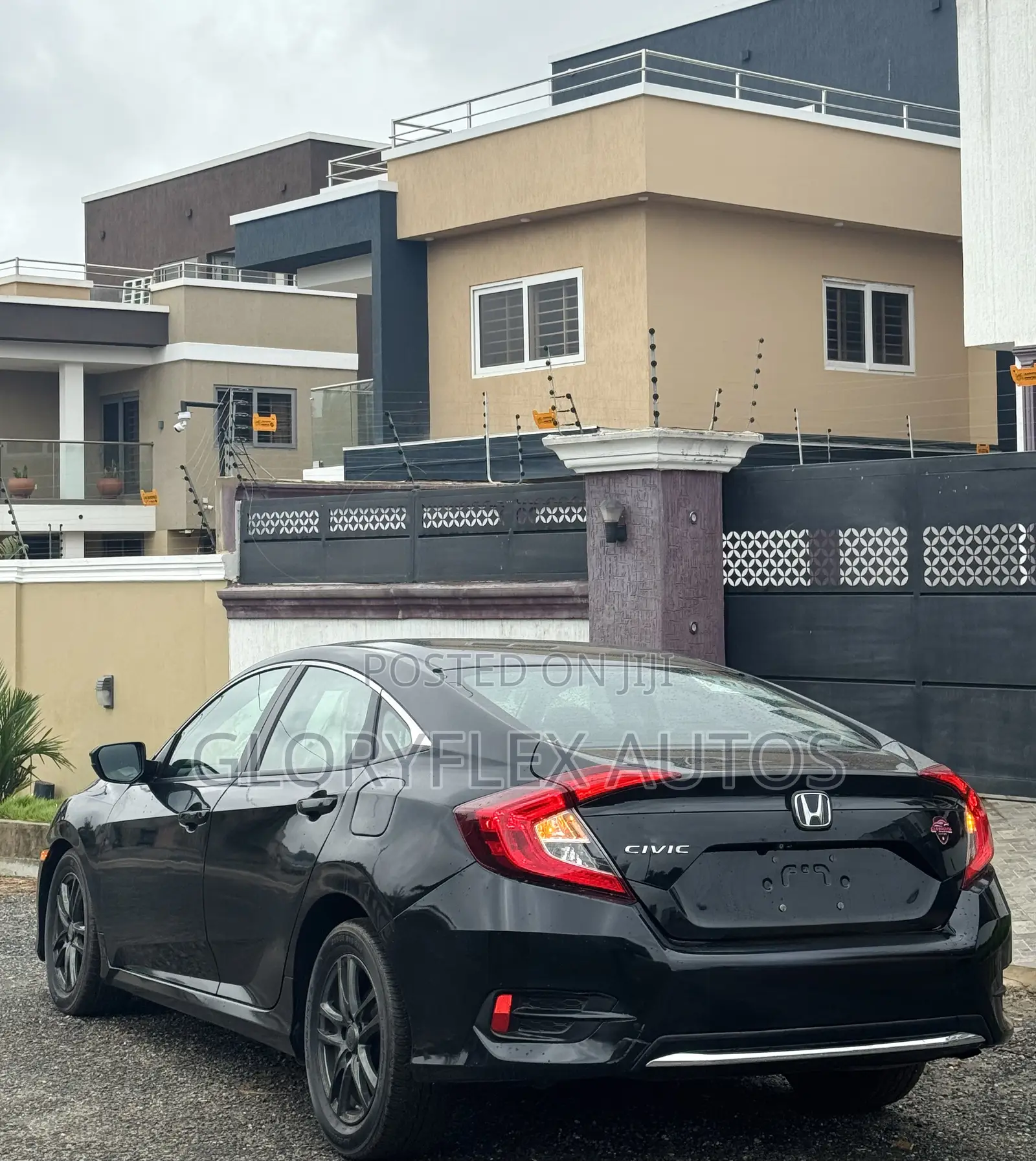 Honda Civic LX Sedan 2019 Black