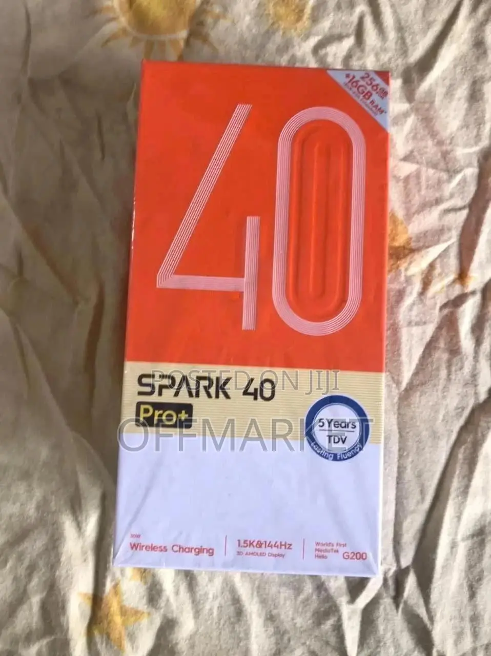 New Tecno Spark 40 Pro+ 256 GB Black