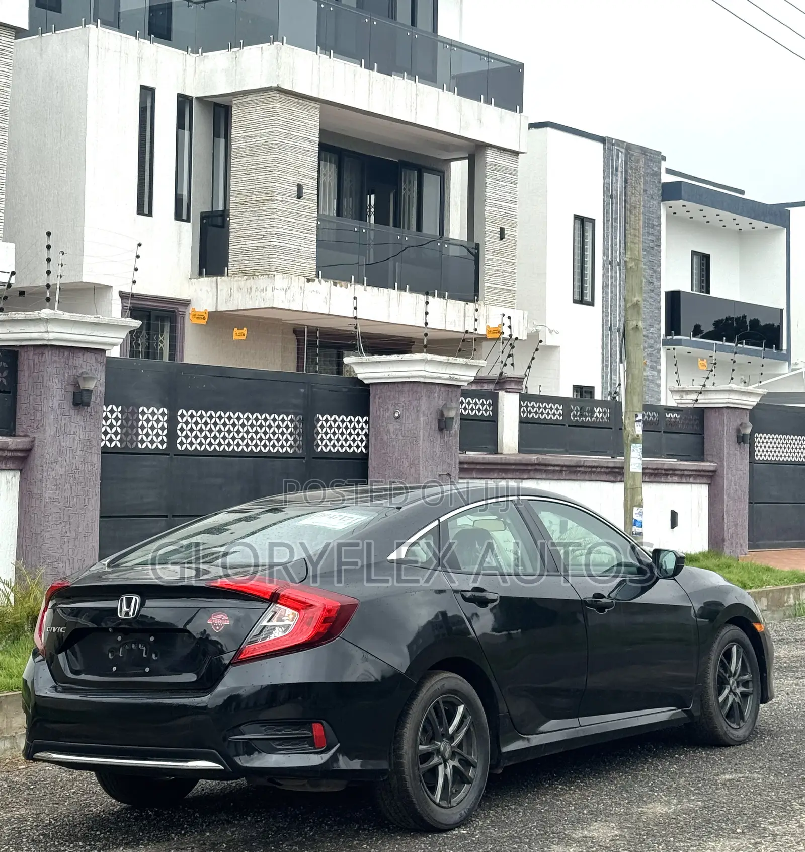 Honda Civic LX Sedan 2019 Black