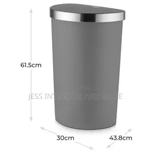 Tower Sensor Bin, Stainless Steel, Grey