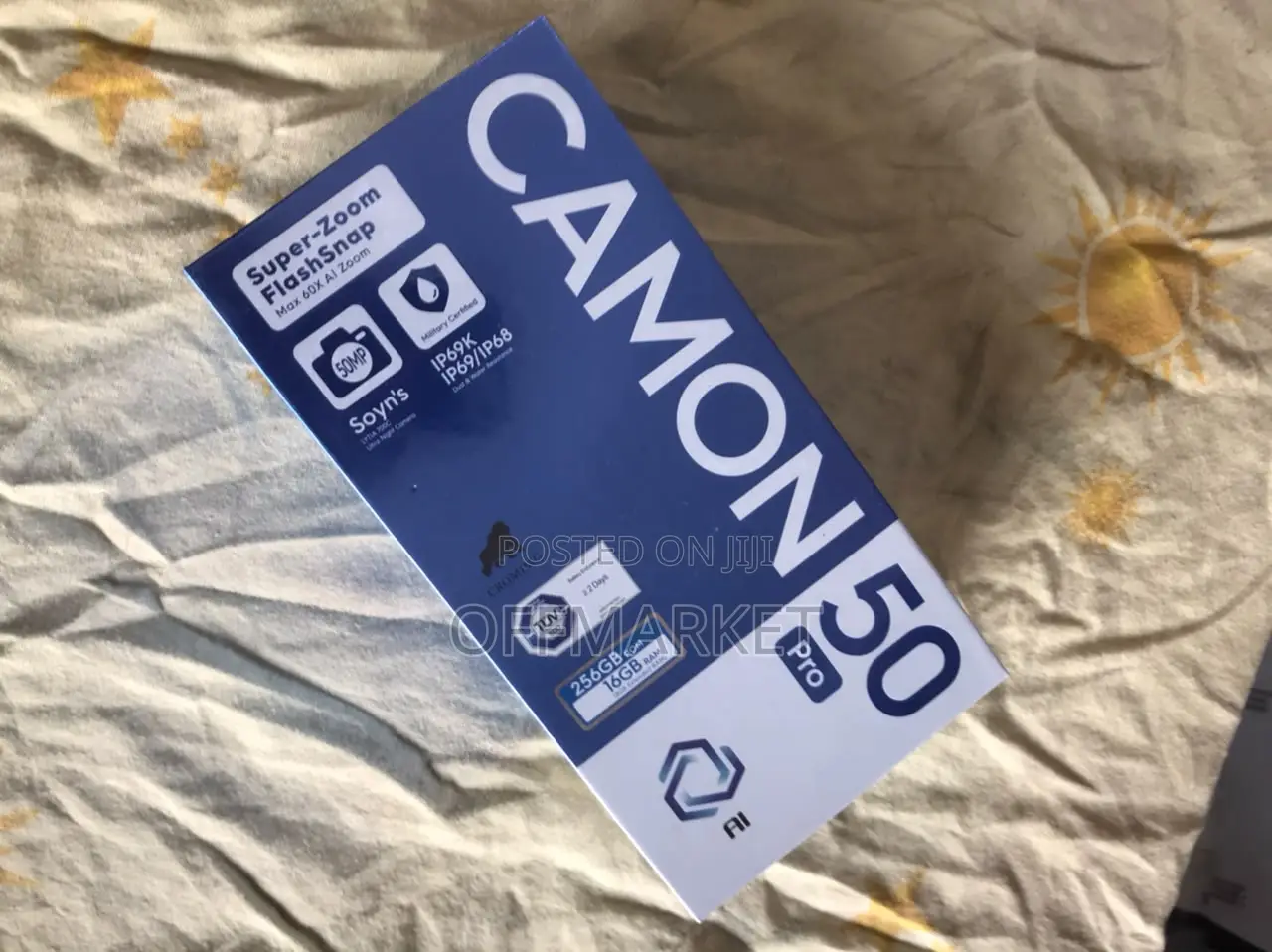New Tecno Camon 50 Pro 256 GB Blue
