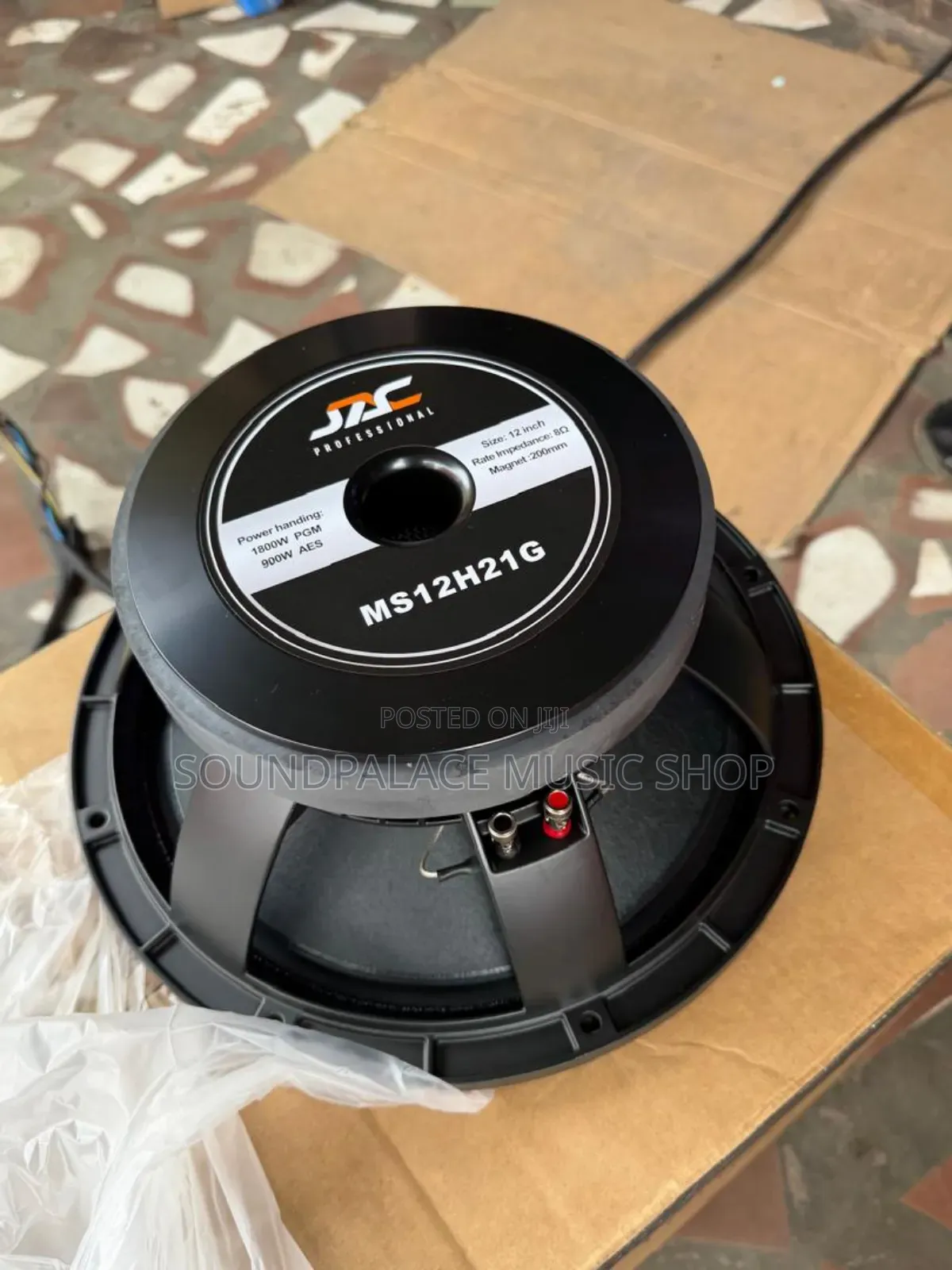 JAC Professional MS12H21G 12-Inch Naked Speaker (1pair)[Single Magnet]