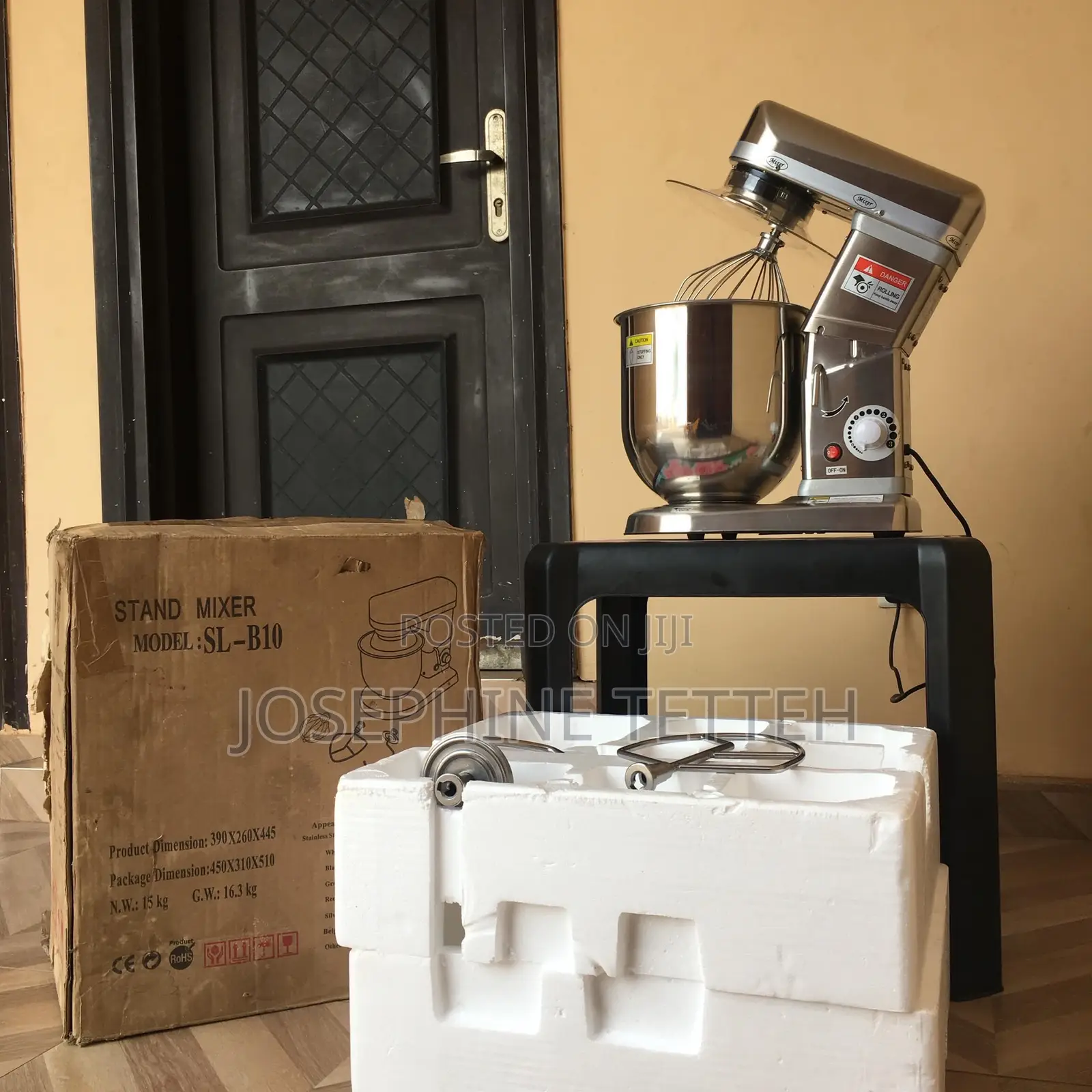 10L Commercial Stand Mixer (SL-B10) – Stainless Steel – Slightly Used