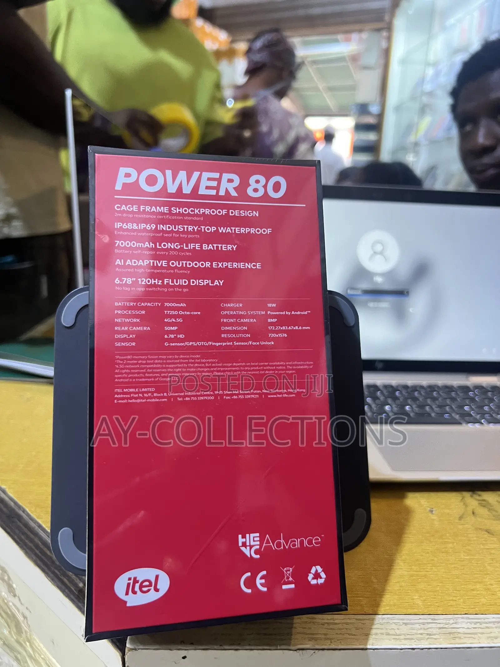 New Itel Power 80 128 GB