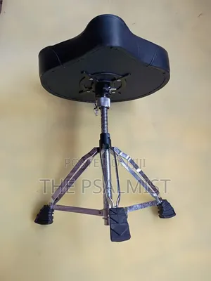 Donner Heavy Duty Motorcycle Style Adjustable Drum Stool