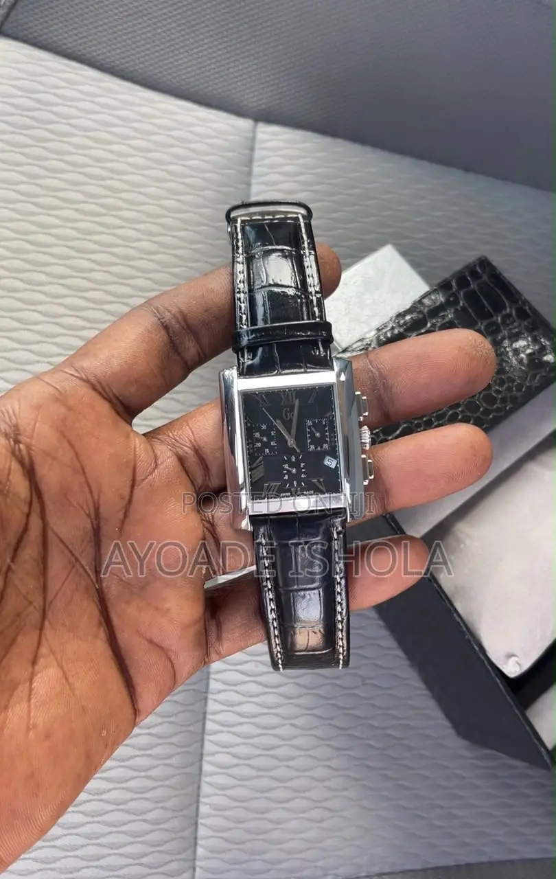 Guess GC40500 Quartz Square Shape Swiss Made Men’s Watch