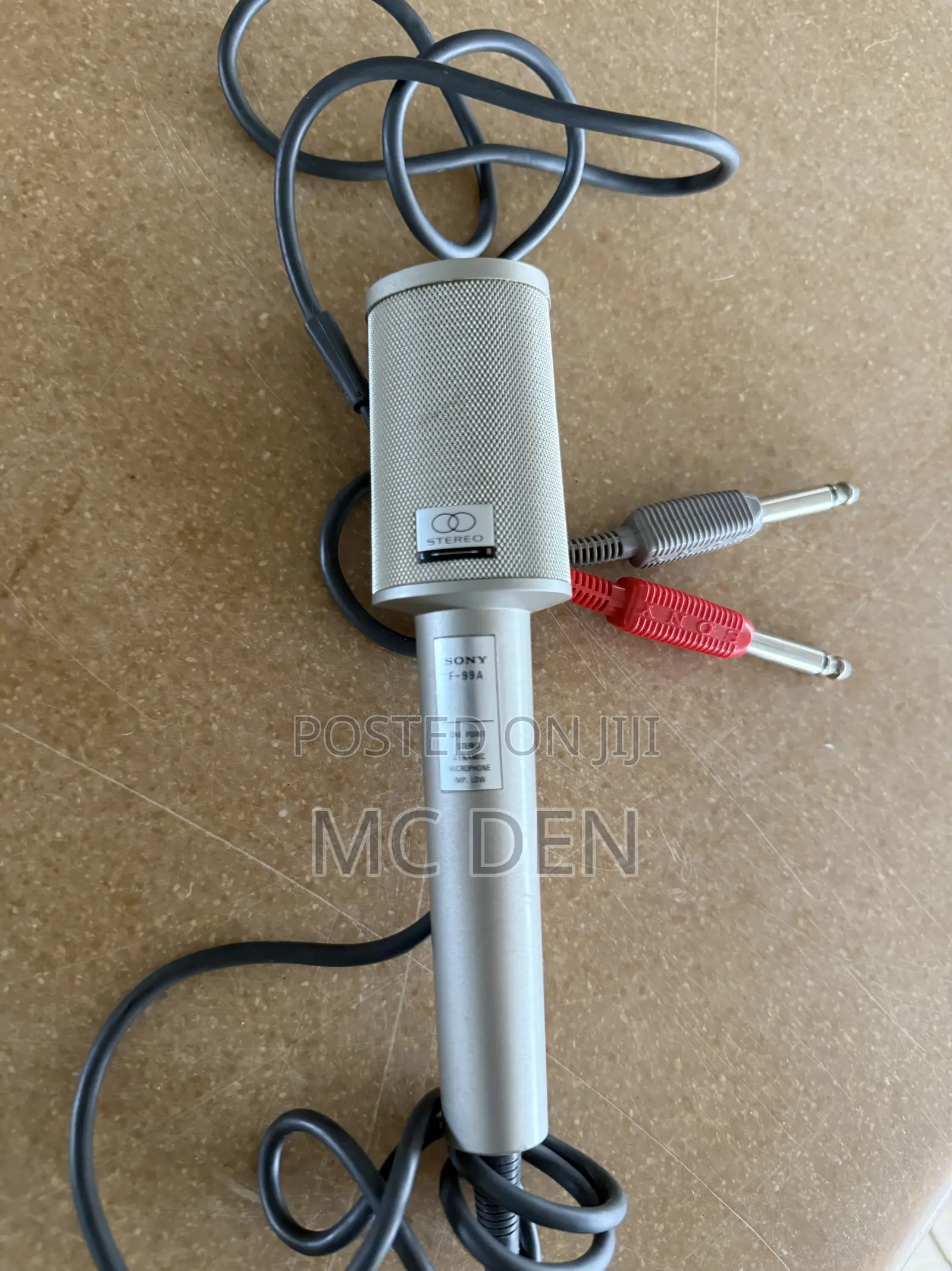 Sony F-99a One-Point Stereo Dynamic Microphone