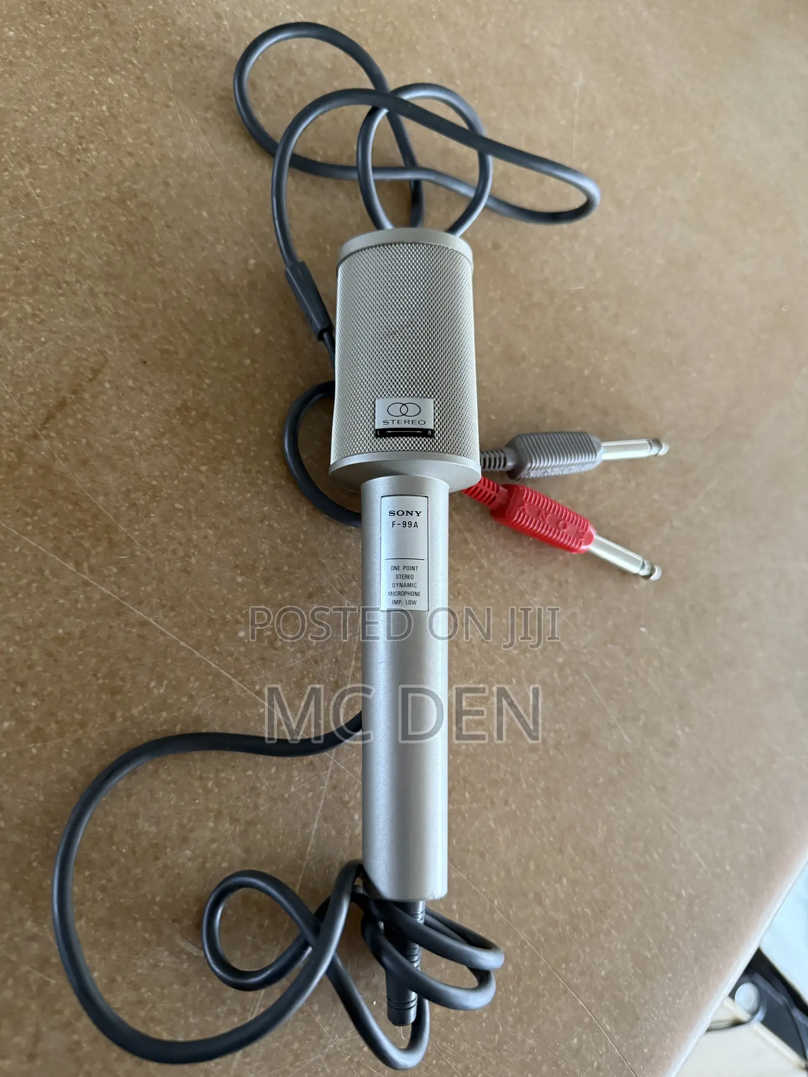 Sony F-99a One-Point Stereo Dynamic Microphone