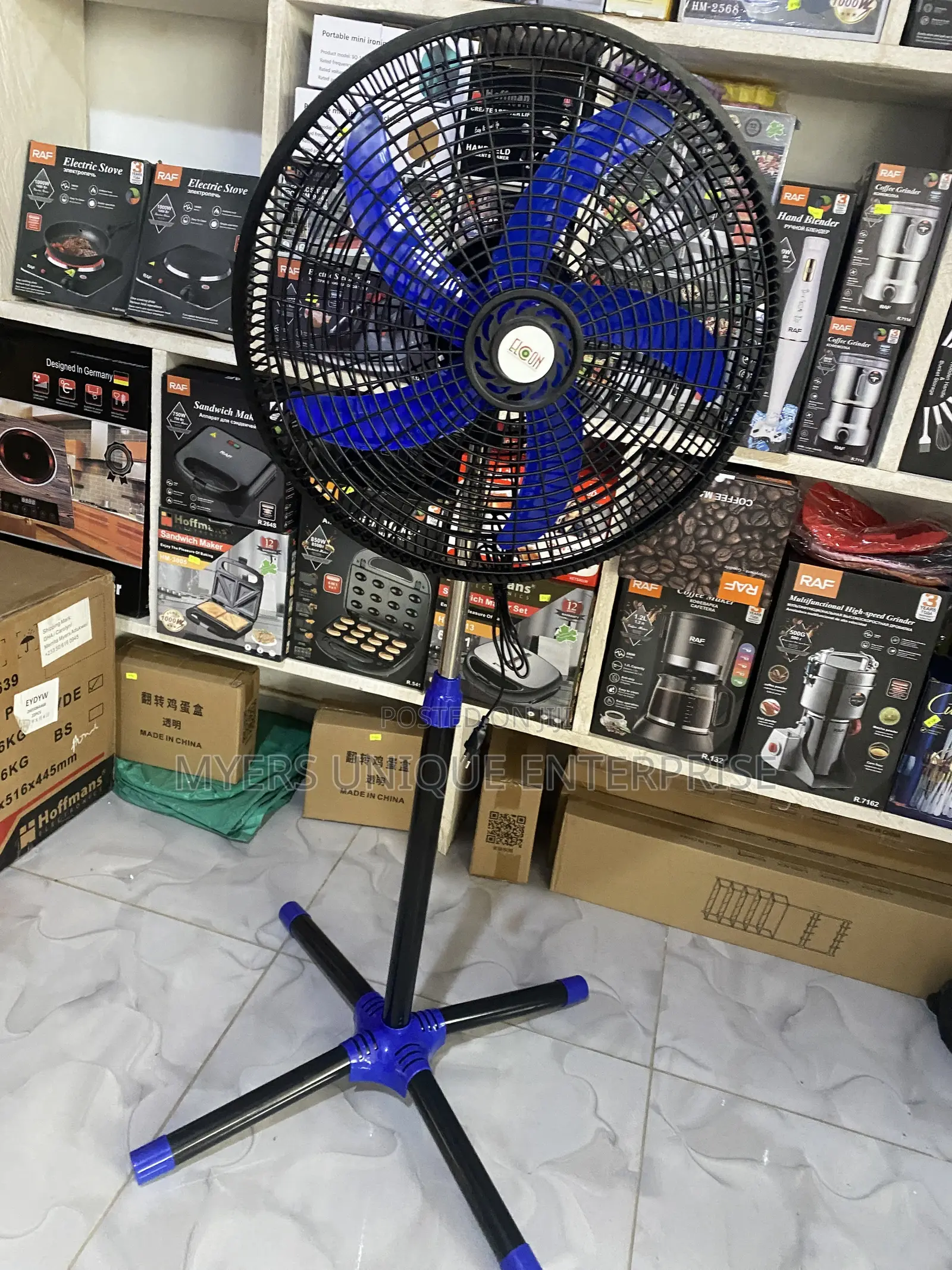 Adjustable Height Standing Fan 18 Inch