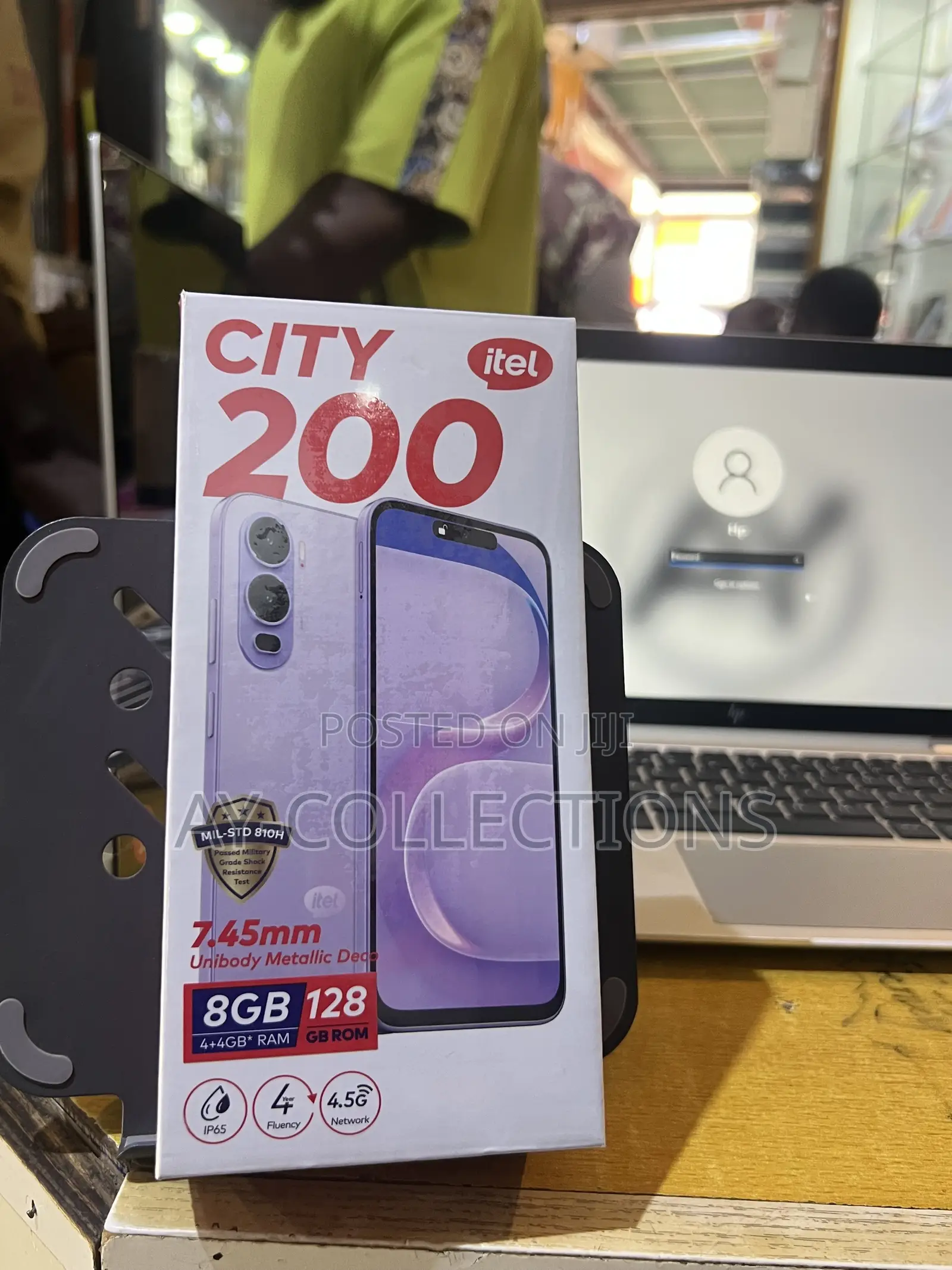 New Itel City 200 128 GB Purple