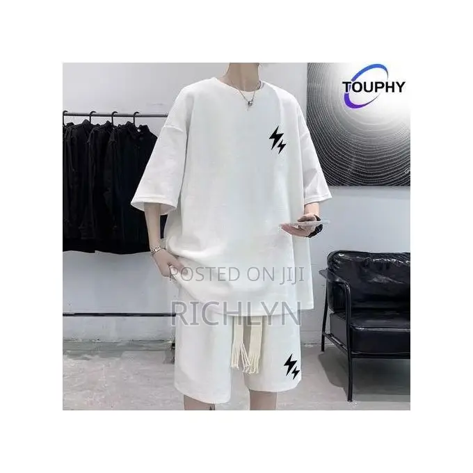 Men's Shirt Short Sleeve T-Shirt Short Sleeve Set