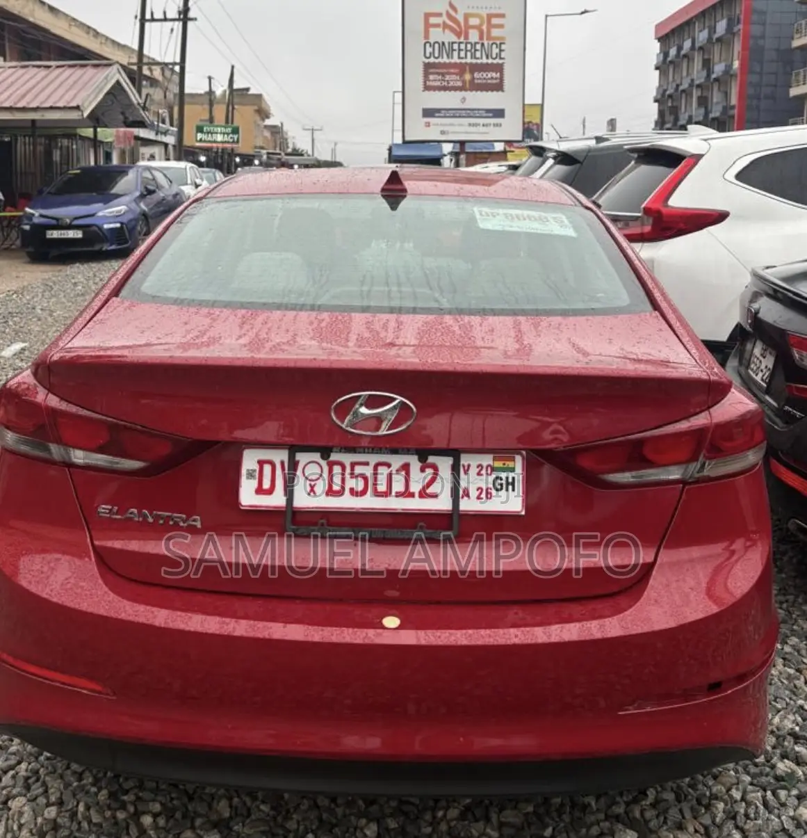 Hyundai Elantra ECO Sedan FWD (1.4L 4cyl 7A) 2017 Red